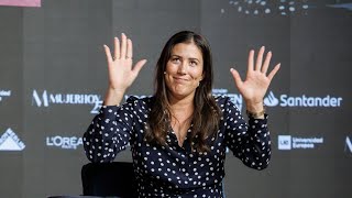 Garbine Muguruza has controversial response picking between Rafa Nadal and Carlos Alcaraz [upl. by Karlin]