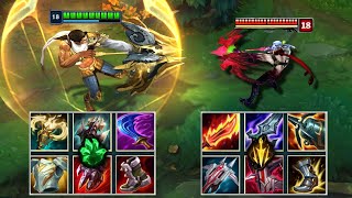 KOREAN VARUS vs NORMAL VARUS FULL BUILD FIGHTS amp Best Moments [upl. by Czarra]