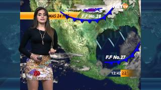 Fannia Lozano y el Clima en Las Noticias Monterrey 1230 PM 16Ene2014 Full HD [upl. by Groot]