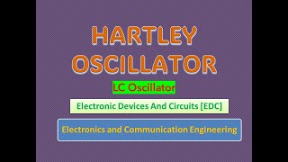 Hartley Oscillator [upl. by Aikcin548]