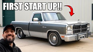 The Cleanest Cummins Swap Youve EVER Seen 1989 Dodge D100 Half Ton Truck [upl. by Willamina]