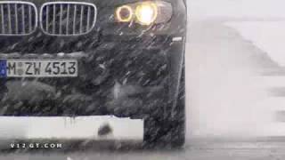 V12GTcom BMW X5 M amp X6 M snow test in Sweden [upl. by Airdnoed]