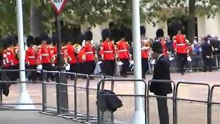 Trooping the Colour 1st rehersal Grenadiers Colour [upl. by Airemaj]