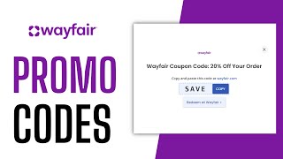 Wayfair Promo Codes  TOP DISCOUNT CODES 2024 [upl. by Ecnerol596]