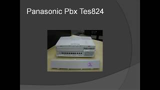 PANASONIC PBX INTERCOM COMPLETE WIRING DIAGRAM [upl. by Itsur734]