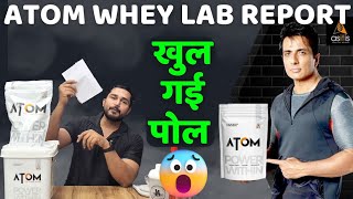 Atom Whey Opening  Lab test report  Asitis Atom Whey protein opening  Asitis Protein  protein [upl. by Cortney]