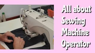 Sewing Machine Operator Job description  Job overview  Duties and Responsibilities [upl. by Ecidnacal]