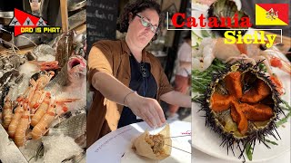 Finding the best food in Catania Sicily [upl. by Noteek38]