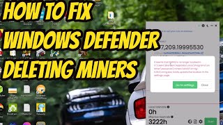 Windows Defender Stopping Miner Fix Unmineable [upl. by Hirsch]