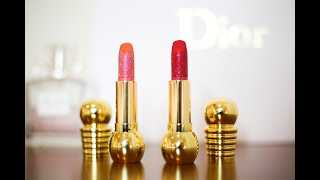 New Dior 2020 Dior Diorific Happy 2020 Lipstick Review [upl. by Kinney]