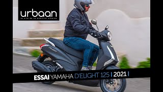 Essai Yamaha Delight 125  2021 urbaanews [upl. by Neeron]