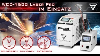 STAHLWERK LaserSchweißgerät WCD1500 im Härtetest  Schweißen  Schneiden – Entrosten [upl. by Alyse]