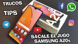 SAMSUNG GALAXY A20s ✅ Sácale el JUGO con estos TIPS y TRUCOS📲📲 Samsung [upl. by Decato]