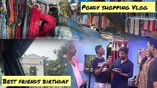 Pondicherry Shopping Vlog  Birthday Vlog  Family Vlog  Exploring Pondicherry Shopping street [upl. by Atnom]