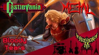 Castlevania II Simons Quest  Bloody Tears 【Intense Symphonic Metal Cover】 [upl. by Nerro]