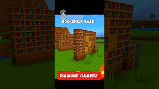 Secret Storage 📚🔍️ Minecraft Hidden Bookshelf Base Tutorial [upl. by Slen]