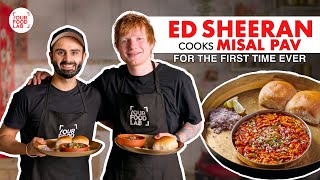 EdSheeran cooks INDIAN FOOD for the first time ever with Chef Sanjyot Keer [upl. by Paton]