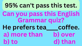 Grammar Test Improve amp Pass [upl. by Hgiellek823]