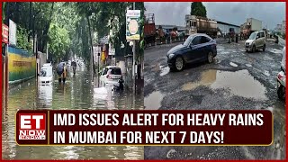 Monsoon Showers Drench Mumbai IMD Warns Of Continued Rainfall For Next Seven Days  Top News [upl. by Leitao]