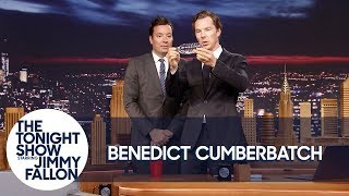 Benedict Cumberbatch Shows Jimmy a Magic Trick [upl. by Nonnek]