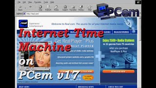 Internet Time Machine on PCem v17 [upl. by Freeland]