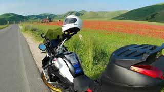 Castelluccio di Norcia Soundtrack quotInto the Wild 2007 Eddie VedderquotFioritura lenticchie 2023 🏍️ [upl. by Yra449]