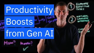 10 Developer Productivity Boosts from Generative AI [upl. by Kerrin]