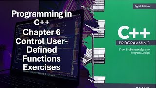 Programming in C Chapter 6 UserDefined Functions Exercises 627 to 628 [upl. by Srevart]