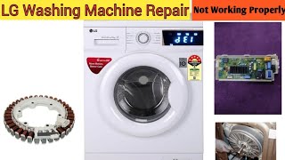 lg front load washing machine not working  repairing errors Le DE1 [upl. by Yasmeen]