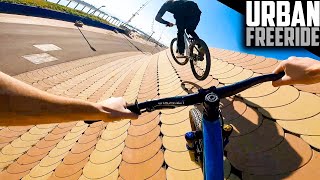 URBAN MTB FREERIDE AROUND THE STREETS OF BARCELONA [upl. by Mathi]