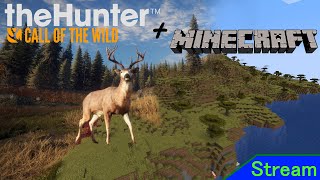 Hrajeme 🫎 theHUNTER CALL OF THE WILD 🐗 MINECRAFT a CONTENT WARNING [upl. by Iow]