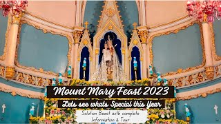 COMPLETE INFORMATION ABOUT MOUNT MARY CHURCH FEAST  BANDRA MUMBAI  BANDRA FAIR 2023 COMPLETE TOUR [upl. by Dirtsa]