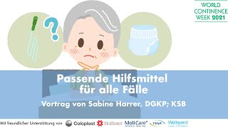 Inkontinenz Passende Hilfsmittel für alle Fälle [upl. by Ahsie]