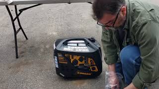 Unboxing Firman 20001600 Watt Inverter Portable Generator Firman Model W01682 [upl. by Orutra773]