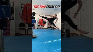 JCVD revers kick🥋 kickboxing jcvd jeanclaudevandamme mma [upl. by Toback]