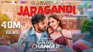 Jaragandi  Lyrical Video  Game Changer  Ram Charan  Kiara Advani  Shankar  Thaman S [upl. by Atsilac]