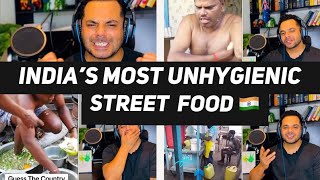 Most unhygienic street food in India 🤮 reaction by Thakur bhai [upl. by Rohn]