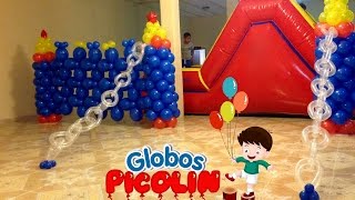 Ideas para decorar con globos arcos centros de mesa y mas  2 [upl. by Prince]