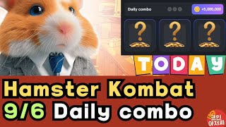 Hamster Kombat daily combo cards today 6th September Telegram mining game [upl. by Linskey]