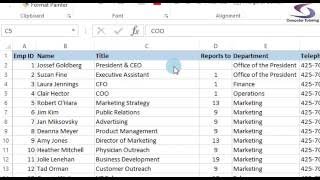 Create Organization Chart in Visio 2010 from Excel Spreadhsheet [upl. by Romeo]