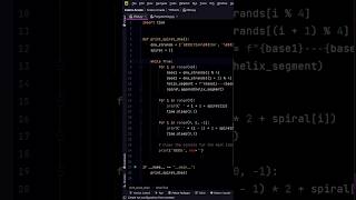 DNA  Double Helix  Python coding [upl. by Atyekram]