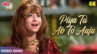 Piya Tu Ab To Aaja 4K  Asha Bhosle R D Burman  Helen Jeetendra Asha Parekh  Caravan 1971 Songs [upl. by Armillia]