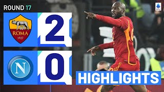 ROMANAPOLI 20  HIGHLIGHTS  Lukaku sinks champions at the Olimpico  Serie A 202324 [upl. by Knowling659]