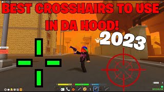 BEST CROSSHAIRS TO USE IN DA HOOD FOR BETTER AIM🤩 [upl. by Etteiluj303]