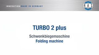 TURBO2plus Schwenkbiegemaschine  TURBO2plus Folding Machine [upl. by Nosauq]