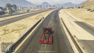 Grand Theft Auto V Online  Tow Truck Service Bolingbroke Penitentiary Parking [upl. by Assiran]