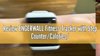 Review ENGERWALL Fitness Tracker with Step CounterCaloriesStopwatch Activity Tracker with Heart R [upl. by Peri612]