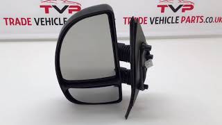 Fiat Ducato Peugeot Boxer Citroen Relay 19992006 Door Wing Mirror Electric Heated Short Arm Left [upl. by Ariahs]