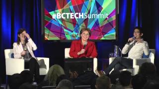 BCTECHSummit Career Showcase  Speakers Brian Wong Kristine Steuart Premier Christy Clark [upl. by Teodorico]