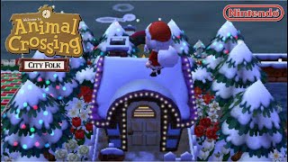 Winter vibes Best animal crossing city folk music for studyworkrelax to  snow all sound [upl. by Ppilihp]